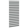 Store zèbre gris foncé largeur du tissu 110,9 cm polyester 
