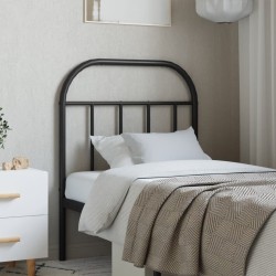Tête de lit métal noir 75 cm 