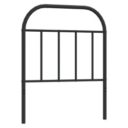 Tête de lit métal noir 75 cm 