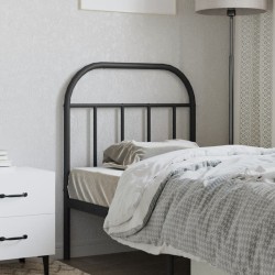 Tête de lit métal noir 75 cm 