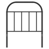 Tête de lit métal noir 75 cm 