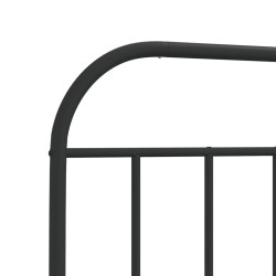 Tête de lit métal noir 75 cm 