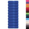 Serviettes d'invité 10 pcs bleu 30x50 cm 360 g/m² 100% coton 