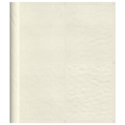Écran de balcon crème 120x700 cm 100% polyester oxford 
