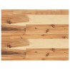 Dessus de table 40x30x4 cm rectangulaire bois massif d'acacia 