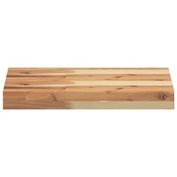 Dessus de table 40x30x4 cm rectangulaire bois massif d'acacia 