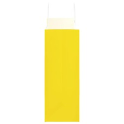 Sacs en papier 50 pcs avec poignées jaune 32x17x44 cm 