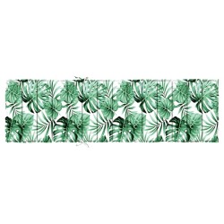 Coussin de chaise longue motif de feuilles tissu oxford 