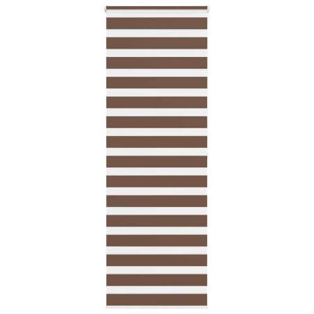 Store zèbre marron 80x200 cm largeur du tissu 75,9 cm polyester 