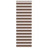 Store zèbre marron 80x200 cm largeur du tissu 75,9 cm polyester 