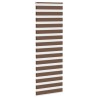 Store zèbre marron 80x200 cm largeur du tissu 75,9 cm polyester 