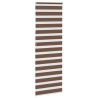 Store zèbre marron 80x200 cm largeur du tissu 75,9 cm polyester 