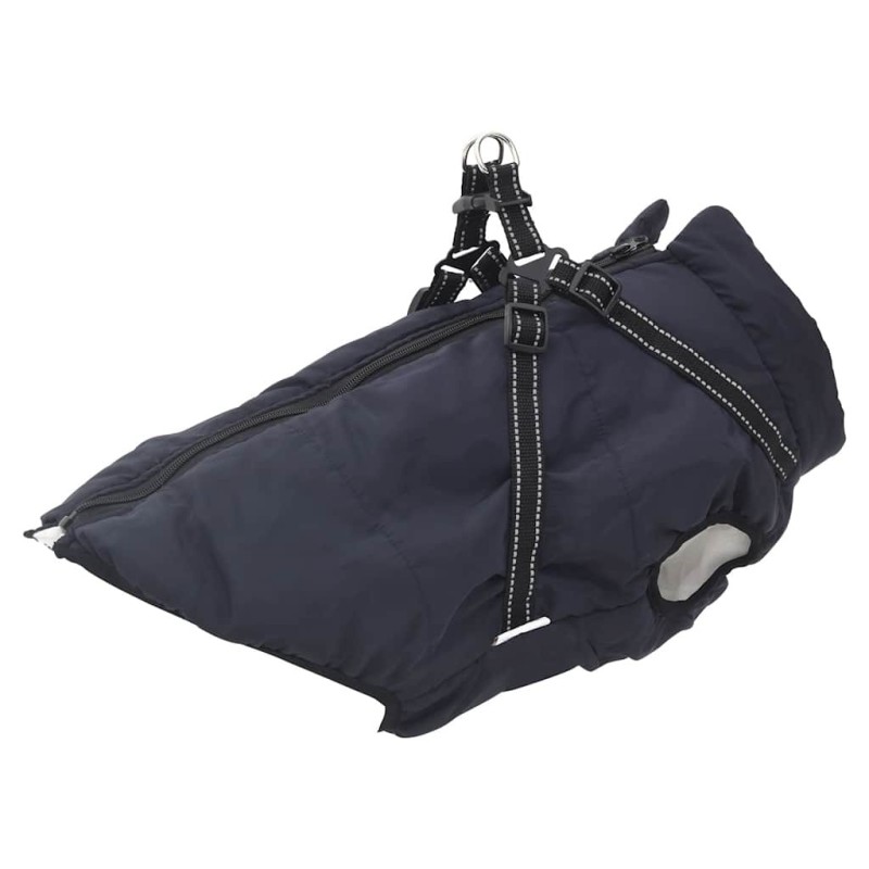 Manteau pour chiens avec harnais imperméable réfléchissant L68 