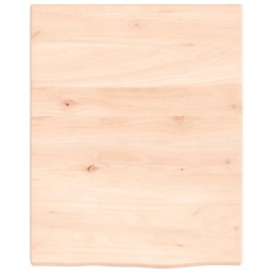Comptoir de salle de bain 40x50x2 cm bois massif non traité 
