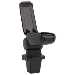 Accoudoir de voiture noir 14x33x(32-48,5) cm ABS 