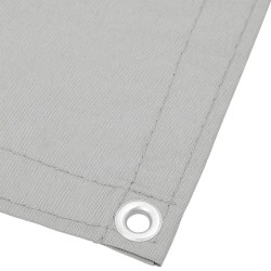 Écran de balcon gris clair 75x800 cm 100% polyester oxford 