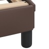 Lit avec matelas marron 180x200 cm similicuir 