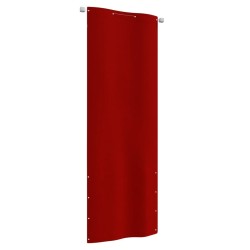 Écran de balcon Rouge 80x240 cm Tissu Oxford 