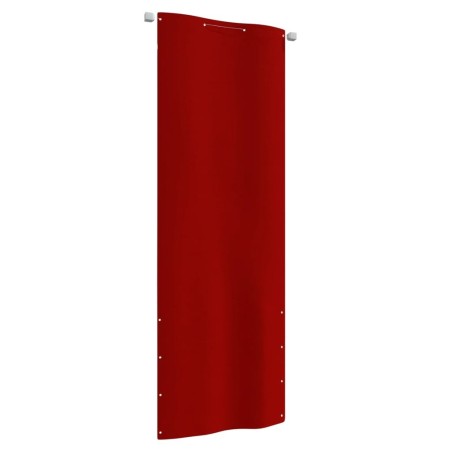 Écran de balcon Rouge 80x240 cm Tissu Oxford 