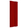Écran de balcon Rouge 80x240 cm Tissu Oxford 