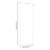 Écran de balcon Rouge 80x240 cm Tissu Oxford 