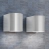 Applique murale d'extérieur 2 pcs 