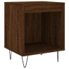 Table de chevet chêne marron 40x35x50 cm bois d’ingénierie 