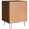Table de chevet chêne marron 40x35x50 cm bois d’ingénierie 
