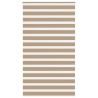 Store zèbre marron sable largeur du tissu 130,9 cm polyester 