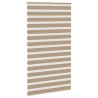 Store zèbre marron sable largeur du tissu 130,9 cm polyester 