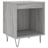 Table de chevet sonoma gris 40x35x50 cm bois d’ingénierie 