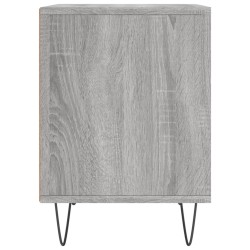 Table de chevet sonoma gris 40x35x50 cm bois d’ingénierie 