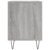 Table de chevet sonoma gris 40x35x50 cm bois d’ingénierie 