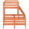 Lit superposé sans matelas 90x200/120x200 cm bois massif 