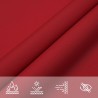 Voile de parasol tissu oxford rectangulaire 2x2,5 m rouge 