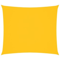 Voile de parasol tissu oxford rectangulaire 2x2,5 m jaune 