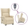 Fauteuil Crème Tissu 