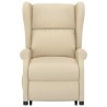 Fauteuil Crème Tissu 