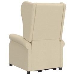 Fauteuil Crème Tissu 