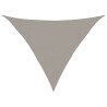Voile d'ombrage 160 g/m² triangulaire gris clair 4x4x5,8 m PEHD 