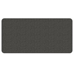Tapis de couloir aspect sisal anthracite 50x100 cm 