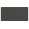 Tapis de couloir aspect sisal anthracite 50x100 cm 