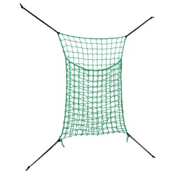 Filets à foin 2 pcs rectangulaire vert 200x120 cm PP 