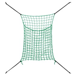 Filets à foin 2 pcs rectangulaire vert 200x120 cm PP 