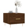Table basse Chêne marron 50x50x40 cm Bois d'ingénierie 