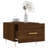 Table basse Chêne marron 50x50x40 cm Bois d'ingénierie 