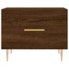 Table basse Chêne marron 50x50x40 cm Bois d'ingénierie 