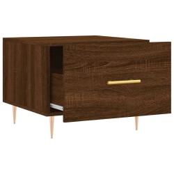 Table basse Chêne marron 50x50x40 cm Bois d'ingénierie 