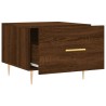 Table basse Chêne marron 50x50x40 cm Bois d'ingénierie 