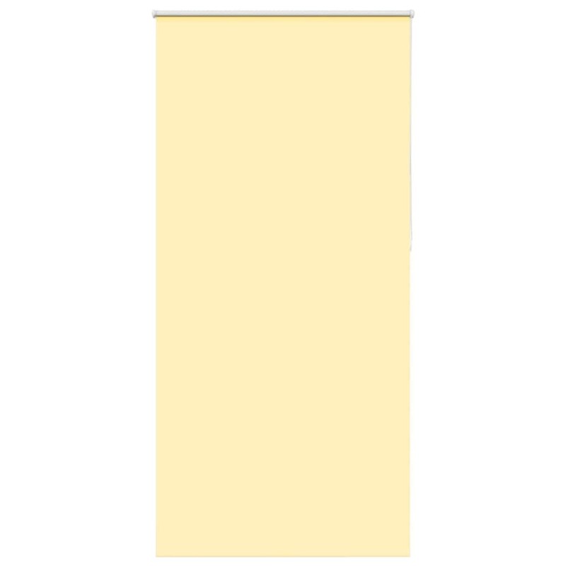 Store enrouleur occultant jaune largeur du tissu 100,7 cm 